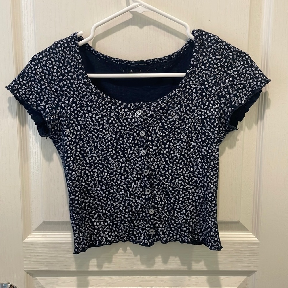 Brandy Melville Navy Top
